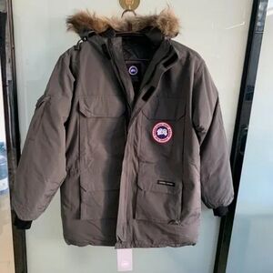 Canada Goose EXPEDITION 08 dark gery down jacket